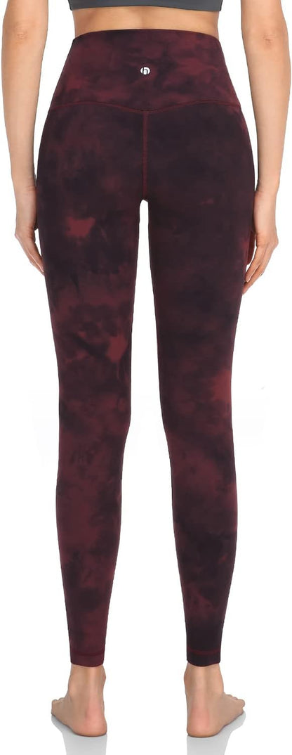 Essential Leggings 28'', High Waisted Comfortable Soft Athletic Yoga Pants Full Length