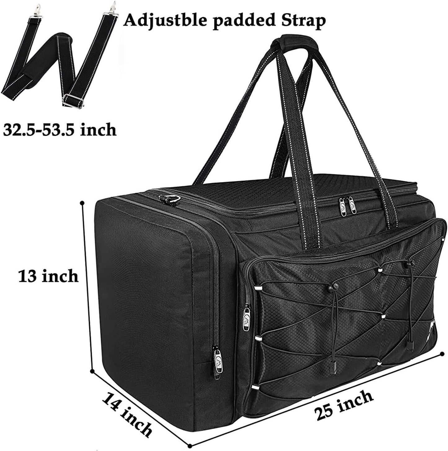 Baseball Softball Bag Extra Large Catchers Gear Duffle Bag Vented Shoes